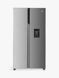 Hoover H-FRIDGE 500 HHSBSO6174XWDK Freestanding  60/40 American Style Fridge Freezer, Stainless Steel