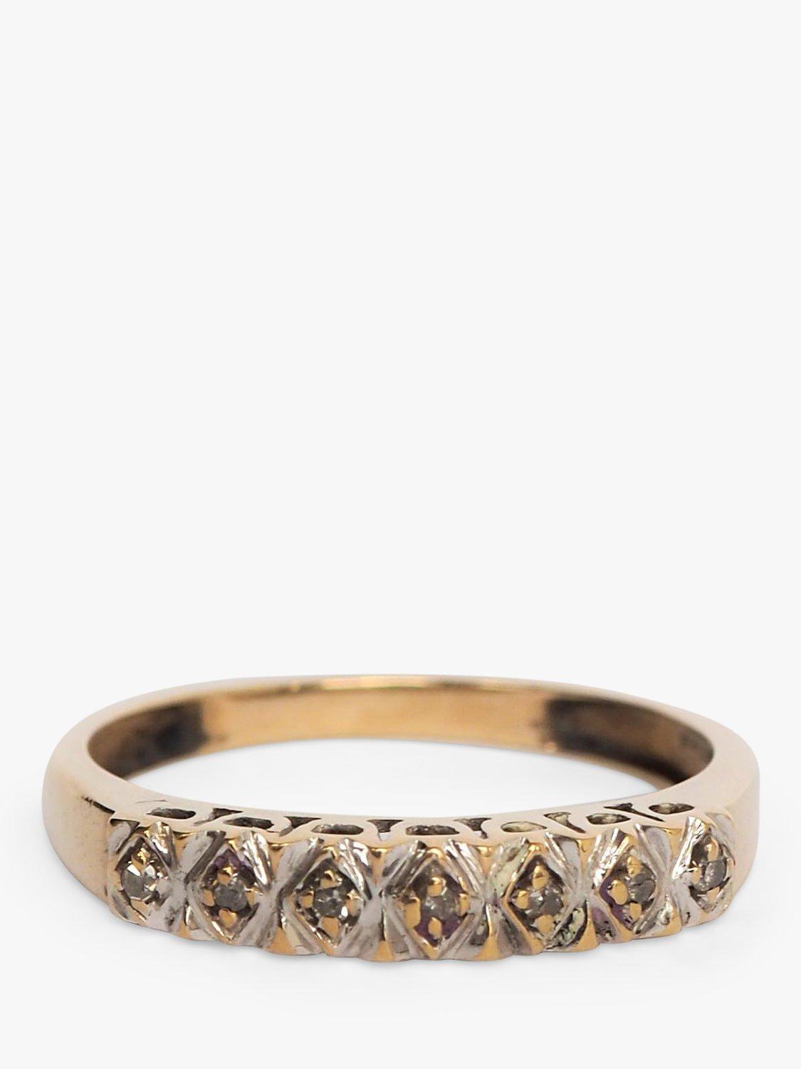 L & T Heirlooms Pre-Loved 9ct Yellow Gold Diamond Eternity Ring, Gold