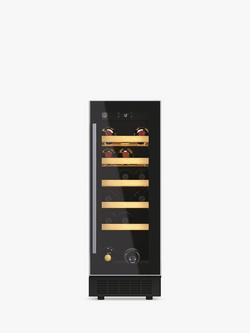 Hoover HWCB 30 Integrated Wine Cabinet, Black, Black
