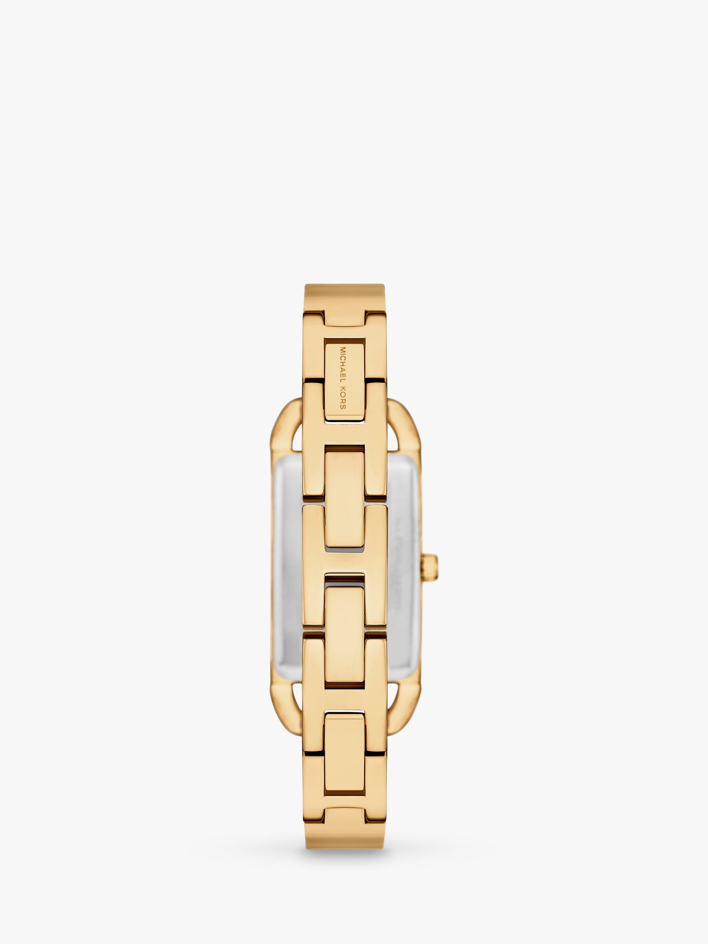 Product image 4 of 5, which shows Michael Kors Women's MK Empire Pave Dial Bracelet Strap Watch, Gold MK4840