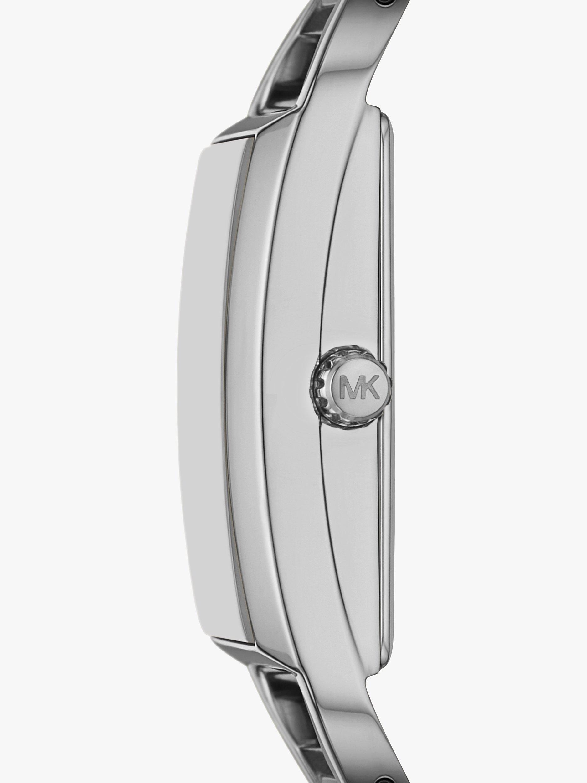 Product image 3 of 5, which shows Michael Kors Women's MK Empire Pave Dial Bracelet Strap Watch, Silver MK4841