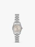 Michael Kors Women's Lexington Crystal Bracelet Strap Watch, Silver