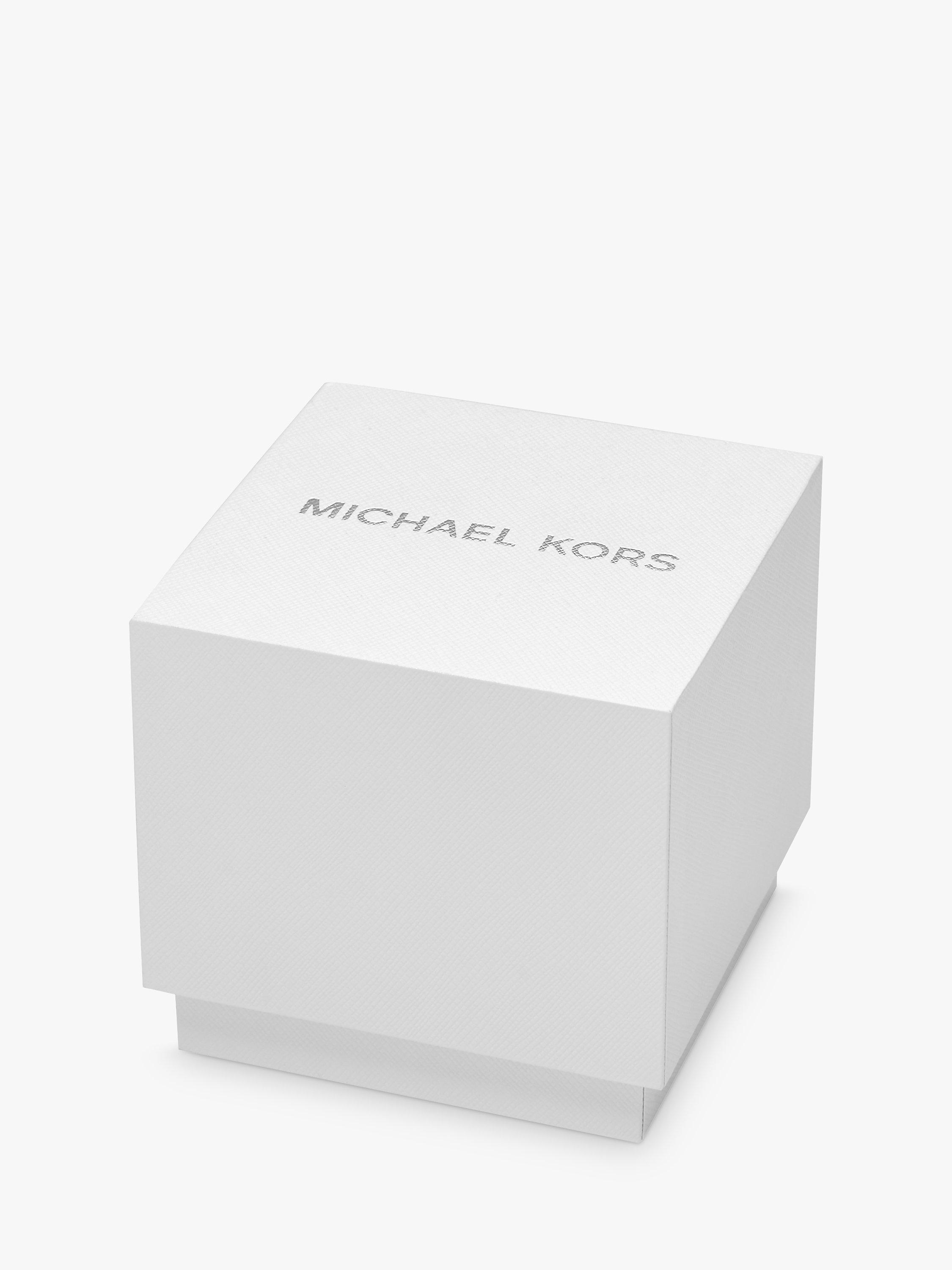 Product image 5 of 5, which shows Michael Kors Women's Lexington Crystal Bracelet Strap Watch, Silver MK4843