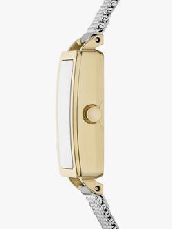 Skagen SKW3147 Women's Hagen Micro Mesh Strap Watch, Silver/White - view 2, Silver/White