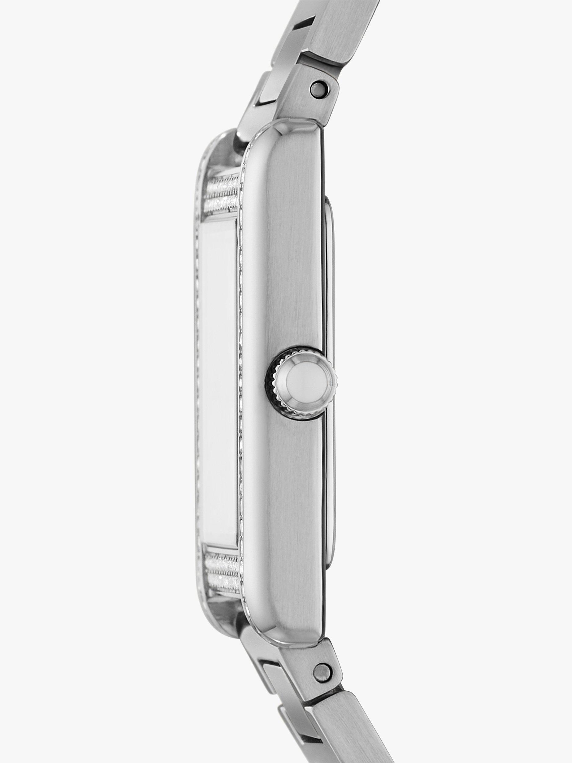 Product image 5 of 7, which shows Emporio Armani AR11625 Women's Genni Crystal Bracelet Strap Watch, Silver