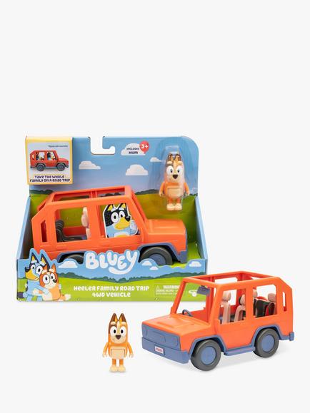Bluey Heeler Family Road Trip 4WD Vehicle, Multi