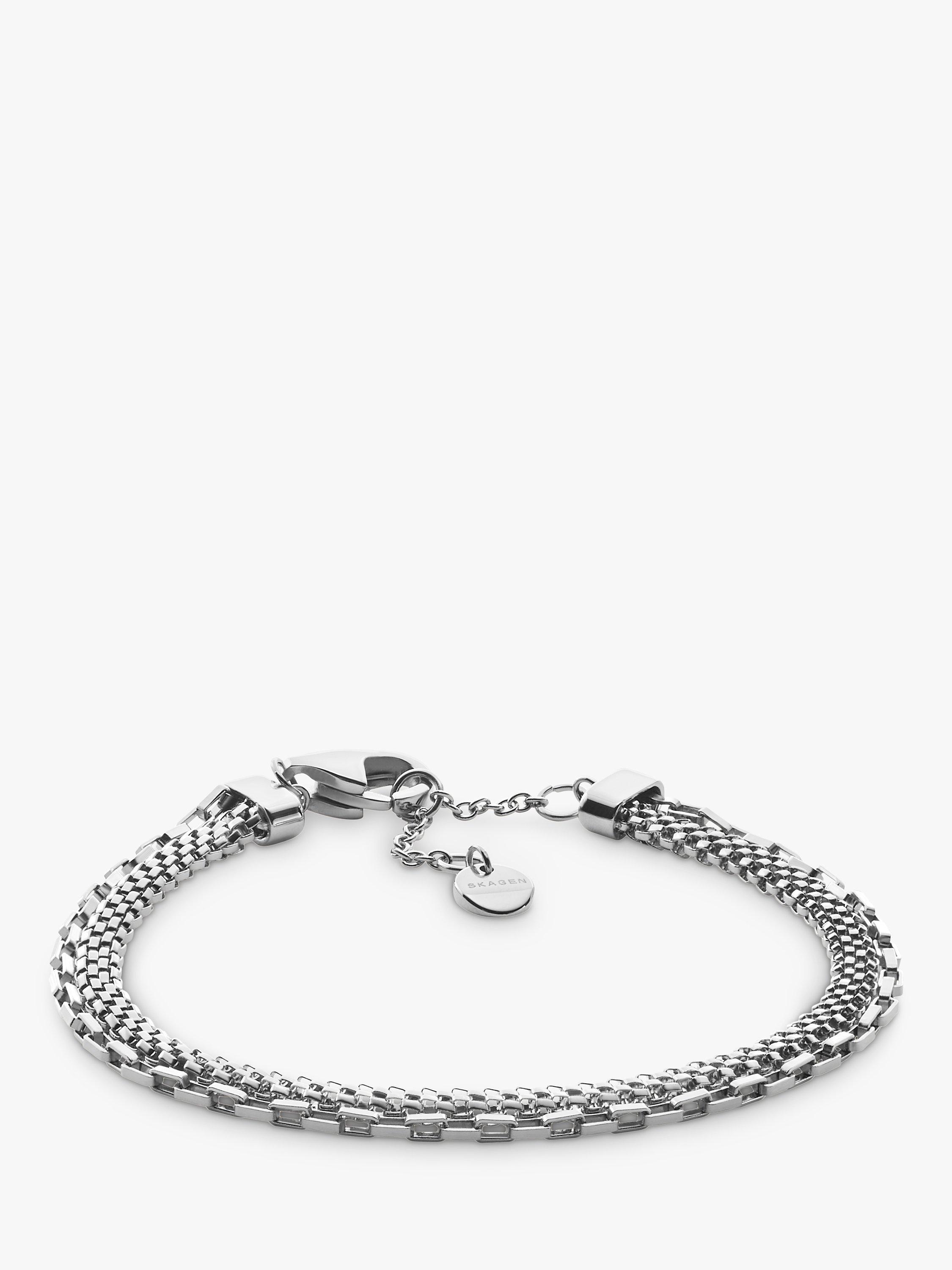 Product image 1 of 3, which shows Skagen Chain Bracelet, Silver