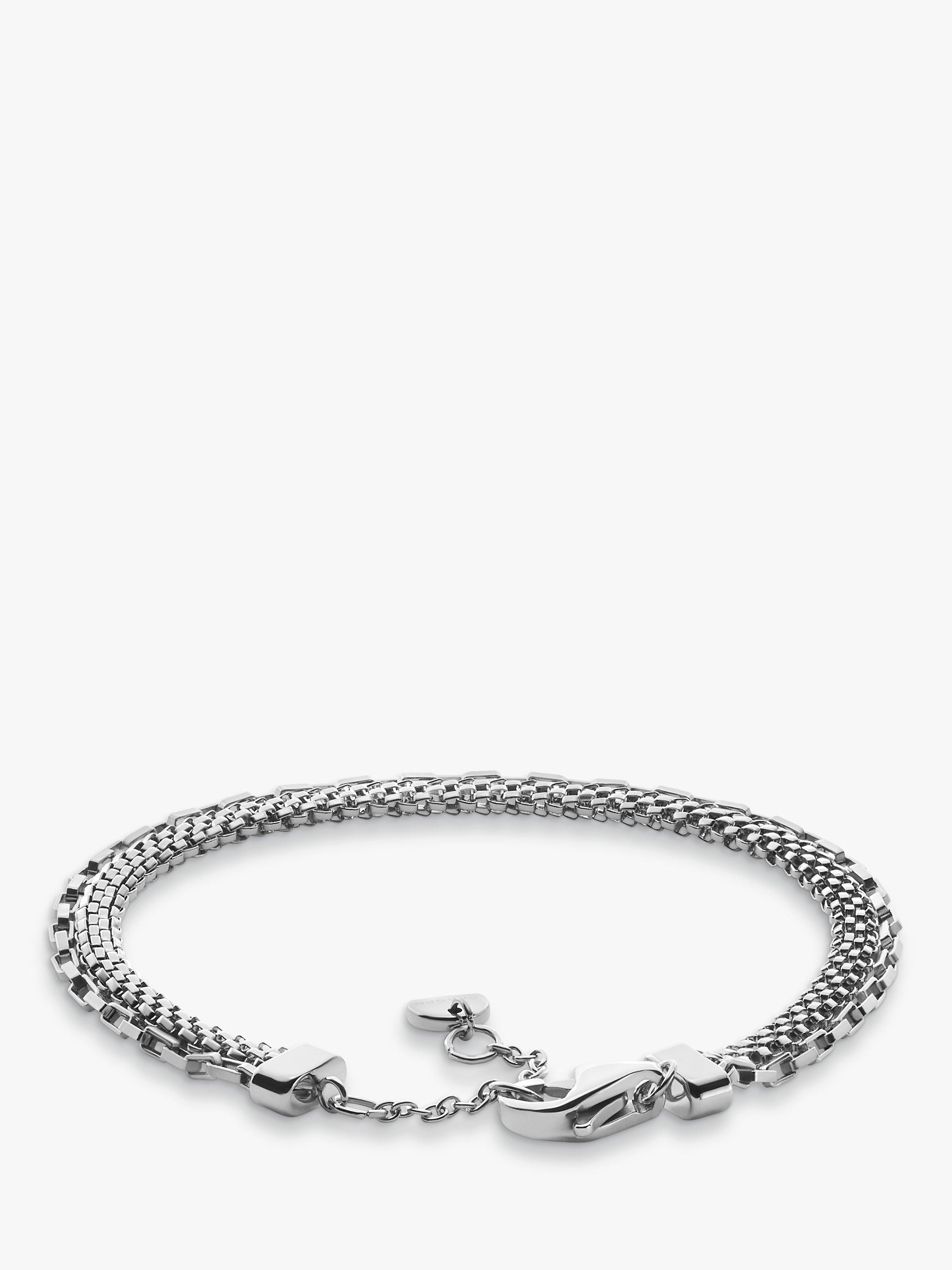 Product image 2 of 3, which shows Skagen Chain Bracelet, Silver