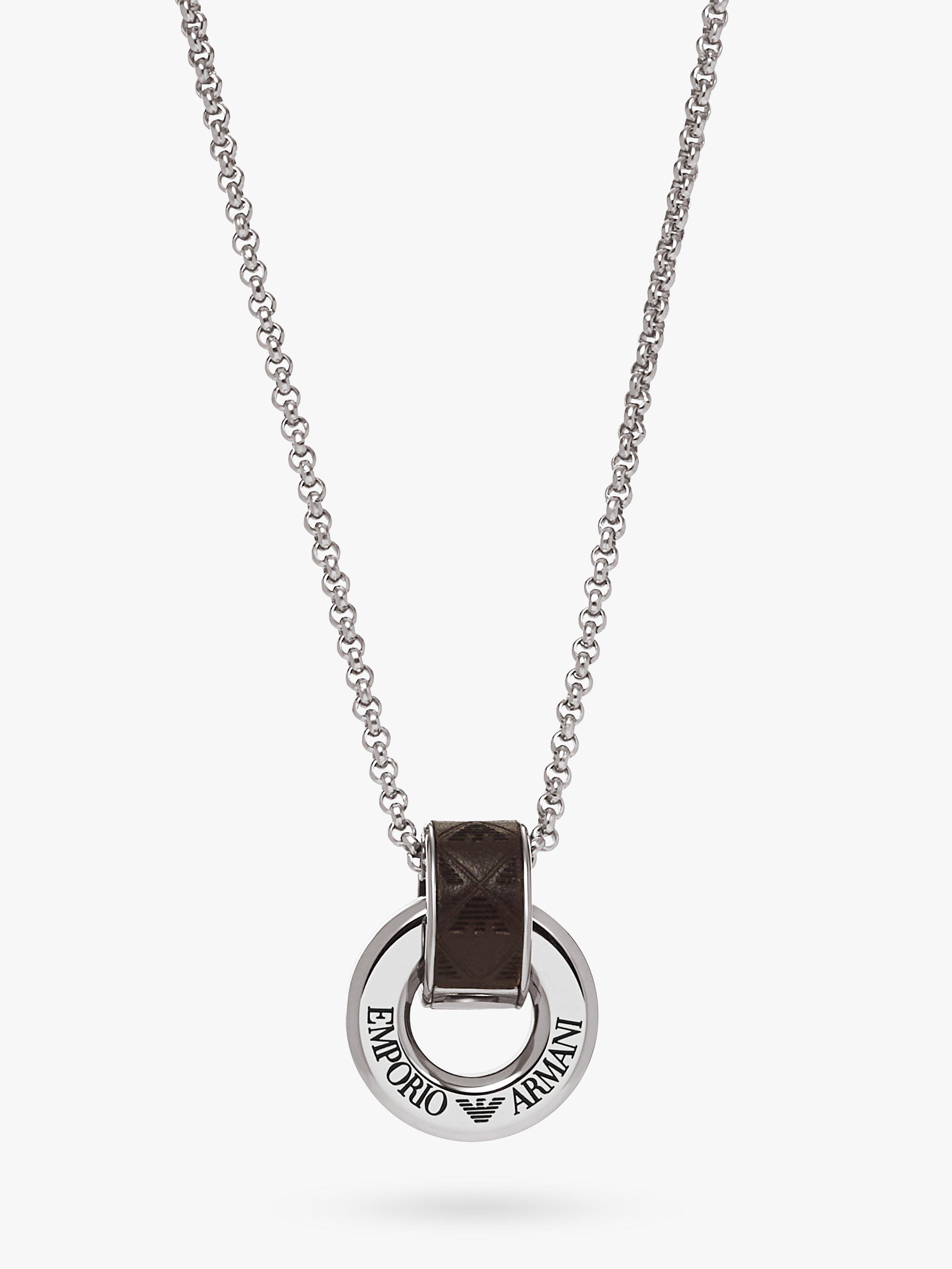 Emporio Armani Pendant Necklace, Silver