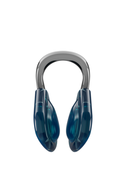 Speedo Biofus Nose Clip - view 2, Usa Charcoal / Pool