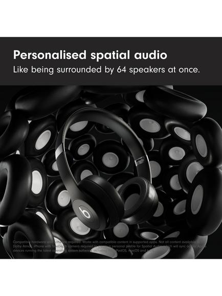 Beats Solo 4 Wireless Bluetooth On-Ear Headphones with Mic/Remote - view 2, Matte Black