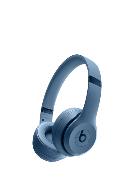 Beats Solo 4 Wireless Bluetooth On-Ear Headphones with Mic/Remote, Slate Blue