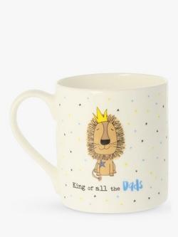 McLaggan Smith 'King of All the Dads' Bone China Mug, 350ml, Multi - view 2, Multi