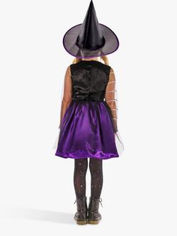 Rubies Kids' Cobweb Witch Halloween Costume, Multi - view 2, Multi
