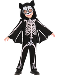 Rubies Kids' Skeleton Bat Costume, Multi