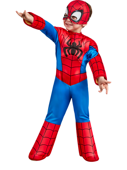 Marvel Spidey Deluxe Spider-Man Children's Costume, Multi