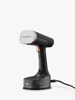 Braun GS7077 Clothes Steamer, Black, Black