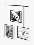 Umbra Exhibit Multi Hanging Photo Frame Display, 3 Photo, 8 x 10" (20 x 25cm), Black