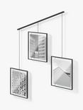 Umbra Exhibit Multi Hanging Photo Frame Display, 3 Photo, 8 x 10" (20 x 25cm), Black