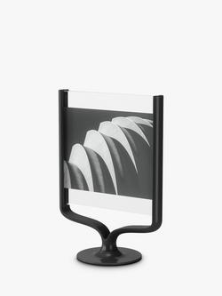 Umbra Wishbone Desk Double Sided Wood Photo Frame, 4 x 6" (10 x 15cm), Black