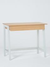 Bisley Sit Stand Height Adjustable Oak Veneer Top Desk 120cm Natural White
