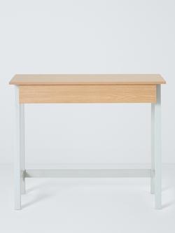 John Lewis Cuthbert Desk, Natural/Grey - view 2, Natural/Grey