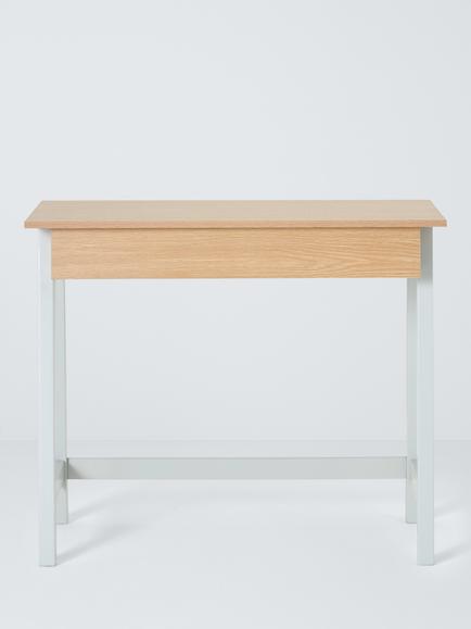 John Lewis Cuthbert Desk, Natural/Grey - view 2, Natural/Grey