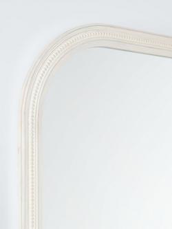 John Lewis Hand-Carved Coastal Wood Frame Overmantel Wall Mirror, 95 x 105cm, White Wash - view 2, White Wash Finish