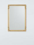 John Lewis Vintage French Rectangular Wall Mirror, 100 x 70cm, Antique Gold