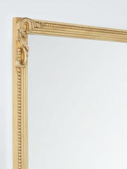 John Lewis Vintage French Rectangular Wall Mirror, 100 x 70cm, Antique Gold - view 2, Antique Gold