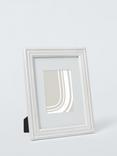 John Lewis Hand-Carved Coastal Wood Photo Frame & Mount, A4 (5 x 7" Mounted), White Wash