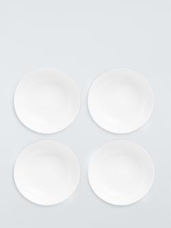 John Lewis Stoneware Pasta Bowl, Set of 4, 23cm, White - view 2, 