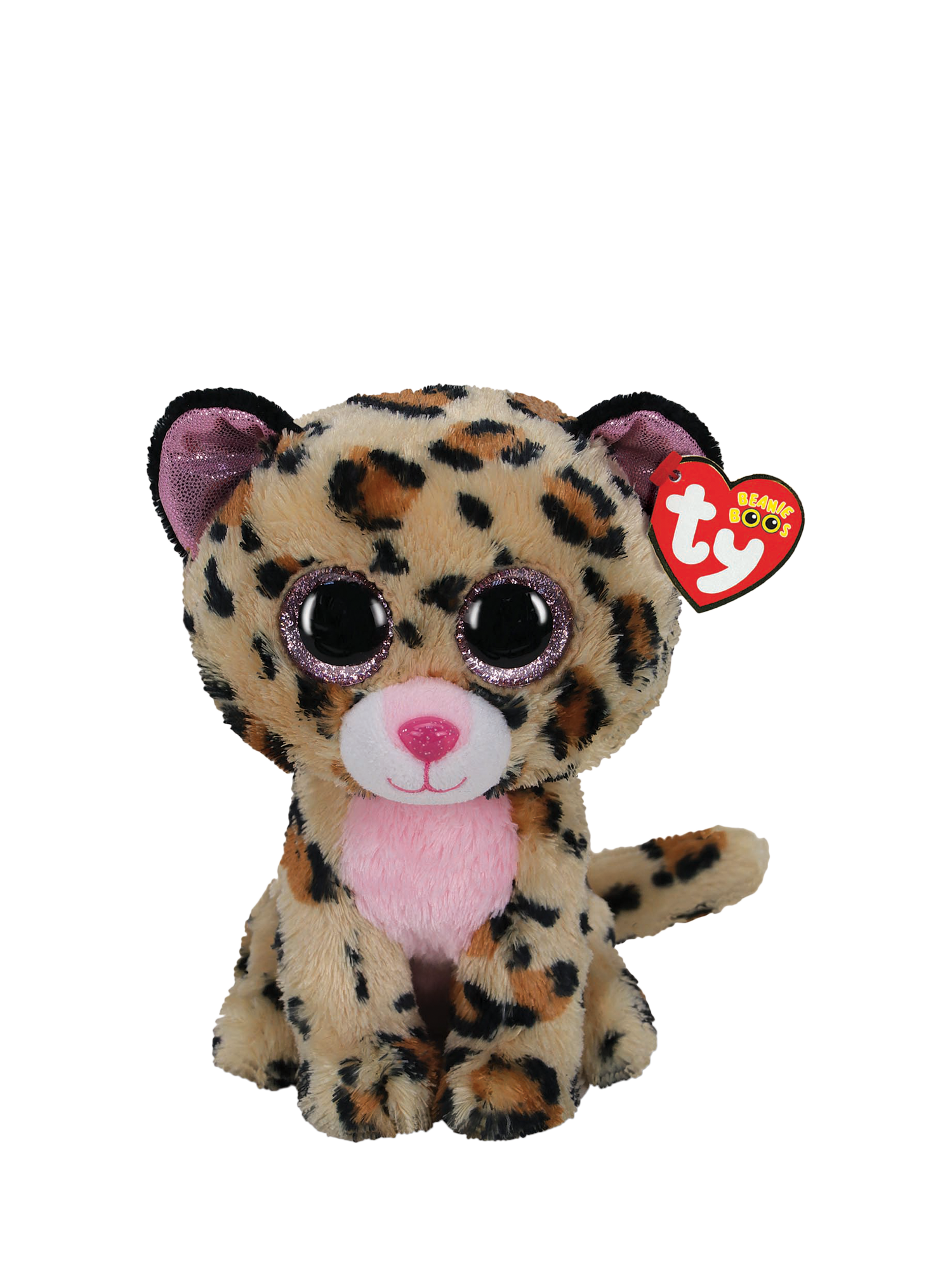 Ty Beanie Boo Livvie Leopard, Medium