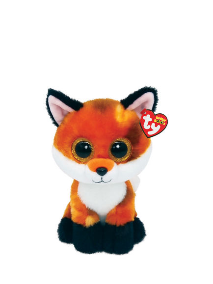 Ty Beanie Boo Meadow Fox, Medium, Multi
