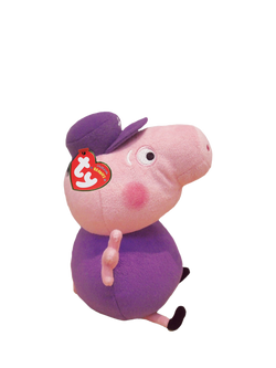 Ty Peppa Pig Grandpa Pig Plush Soft Toy, Multi
