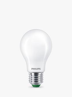 Philips Ultra Efficient 60W A60 E27 LED Classic Bulb, Pack of 2, Warm White - view 2, White