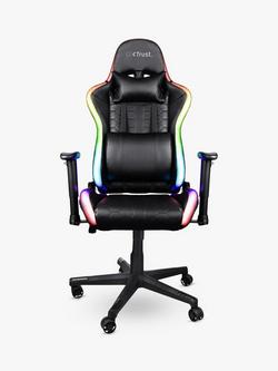 Trust GXT716 Rizza RGB Lighting Gaming Chair, Black
