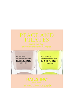 Nails Inc Peace and Pilates Nail Polish Duo, Multi
