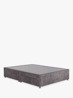 Sealy 2 + 2 Drawer Divan Base, King Size, Armour