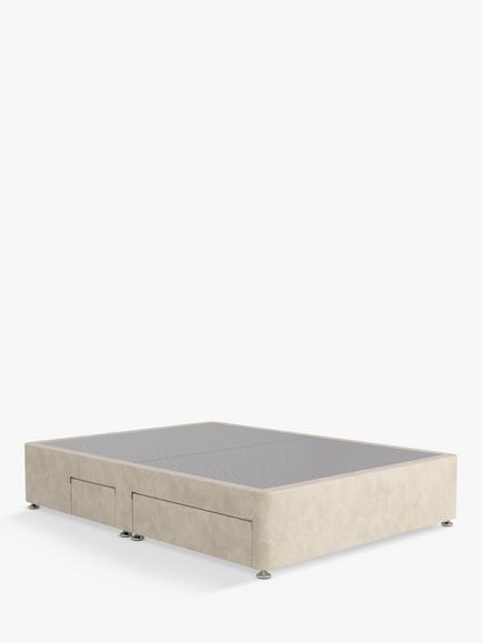Sealy 2 + 2 Drawer Divan Base, King Size, Dove