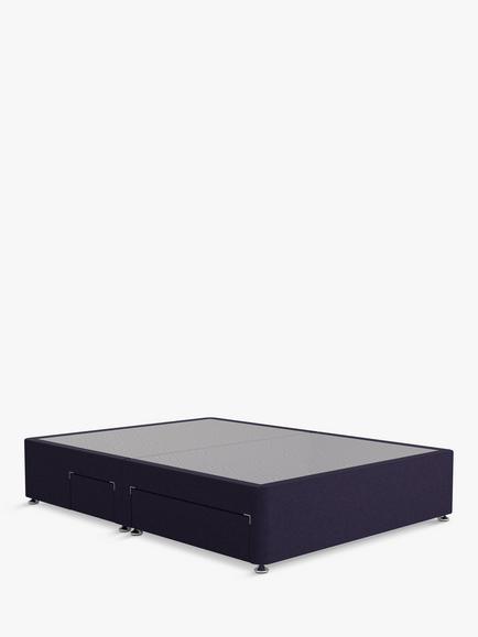 Sealy 2 + 2 Drawer Divan Base, Super King Size, Midnight