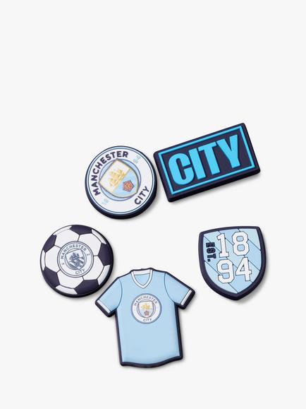 Crocs Manchester City Jibbitz, Pack of 5, Multi, Multi