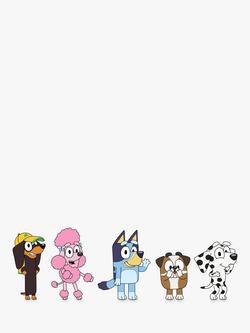 Crocs Bluey Jibbitz, Pack of 5, Multi, Multi