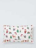 John Lewis Kids' Christmas Elf Cotton Duvet Cover and Pillowcase Set