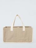 John Lewis Large Gingham Storage Caddy