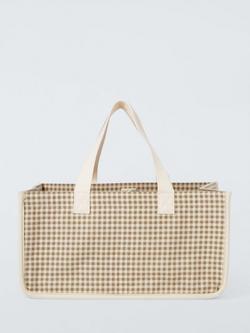 John Lewis Large Gingham Storage Caddy - view 2, 