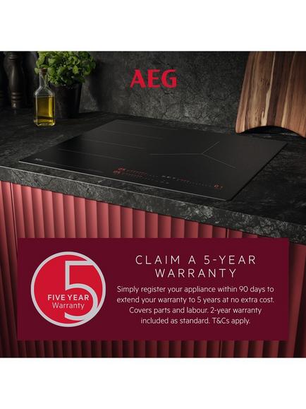 AEG TI64IG00FZ 60cm SaphirMatt® Induction Hob, Matt Black - view 2, Matt Black