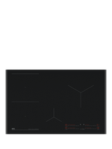 AEG TI84IB00FZ 80cm SaphirMatt® Induction Hob, Matt Black