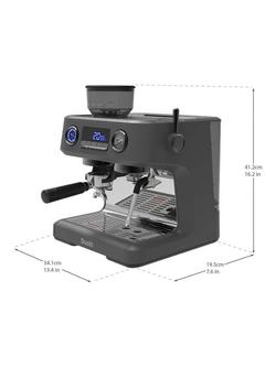 Dualit Espressivo Pro Dual Boiler Espresso Machine, Grey - view 2, Grey