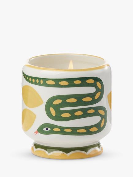 Paddywax Adopo Wild Lemongrass Scented Candle, 226g, Multi